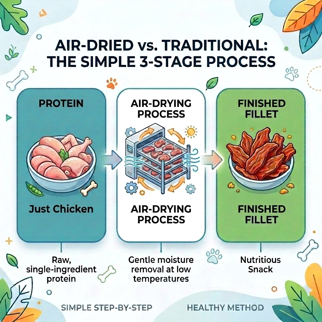 Air-Dried vs. Traditional Dog Treats