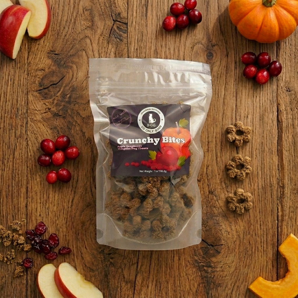 Crunchy Bites™ Plant-Based Dog Biscuits – Healthy Natural Dog Treats
