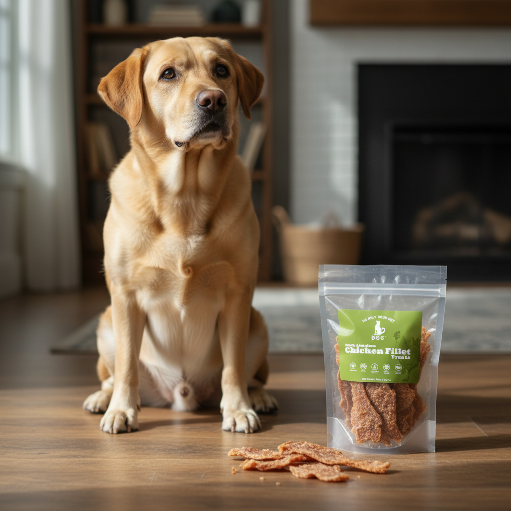 Pure Meat Fillets™ | Single-Ingredient Air-Dried Dog Treats | Human-Grade | All Breeds & Life Stages | Beef, Chicken, Turkey, Pork