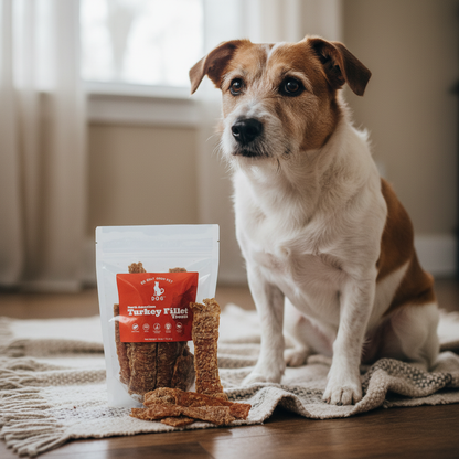 Pure Meat Fillets™ | Single-Ingredient Air-Dried Dog Treats | Human-Grade | All Breeds & Life Stages | Beef, Chicken, Turkey, Pork