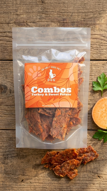 Limited Ingredient Dog Treats | Turkey or Beef Liver & Organic Sweet Potato | D.O.G.