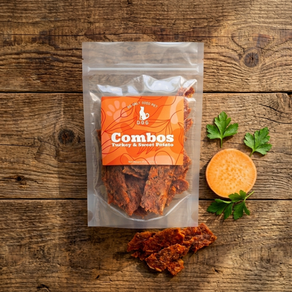 Limited Ingredient Dog Treats | Turkey or Beef Liver & Organic Sweet Potato | D.O.G.