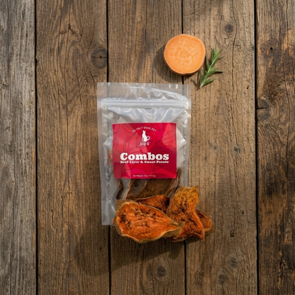 Limited Ingredient Dog Treats | Turkey or Beef Liver & Organic Sweet Potato | D.O.G.