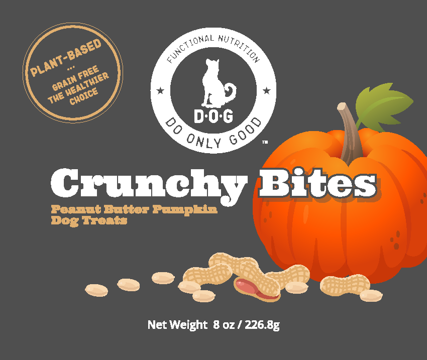 Crunchy Bites Biscuits - Peanut Butter, Pumpkin