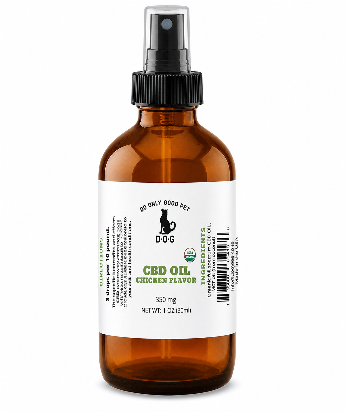 CBD Oil for Dogs | Full-Spectrum Hemp Extract (350mg) – D.O.G.