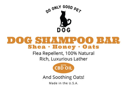 Natural Dog Shampoo Bar | Oatmeal, Honey & Shea Butter – D.O.G.