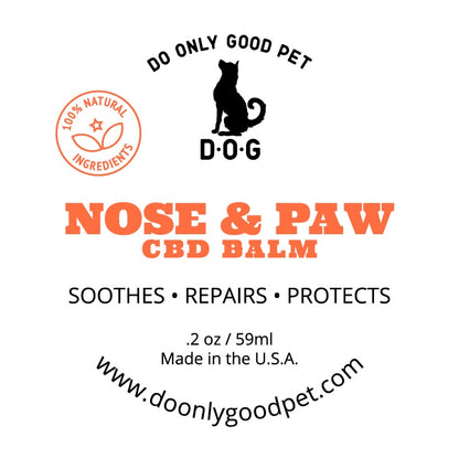 Nose & Paw Balm for Dogs | Natural Moisturizing Protection – D.O.G.