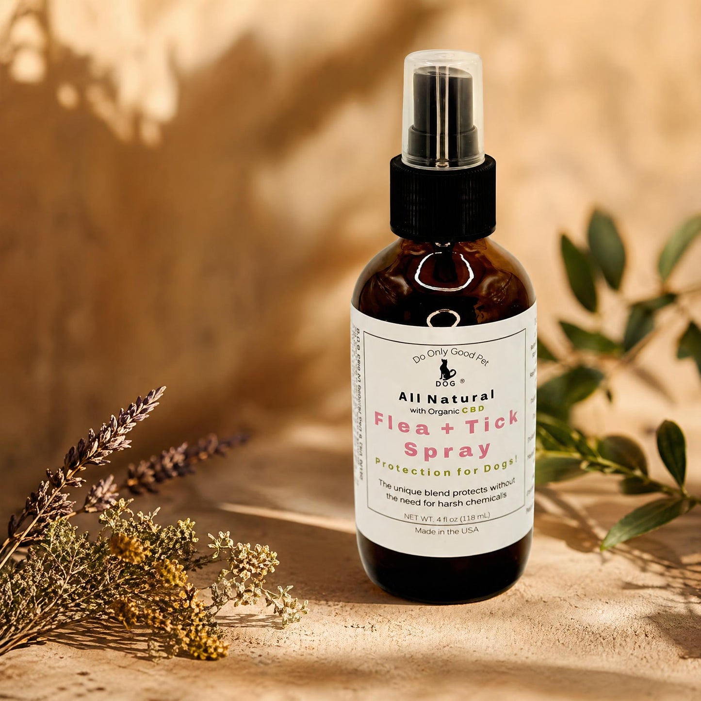 Natural Flea & Tick Spray for Dogs | Plant-Based Protection – D.O.G.